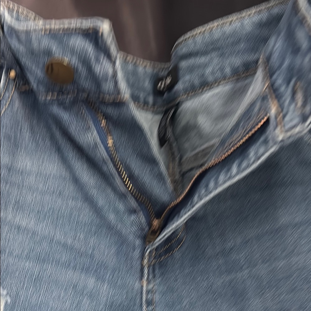 Classic Blue Distressed Ankle Jeans - Picture 11 of 15